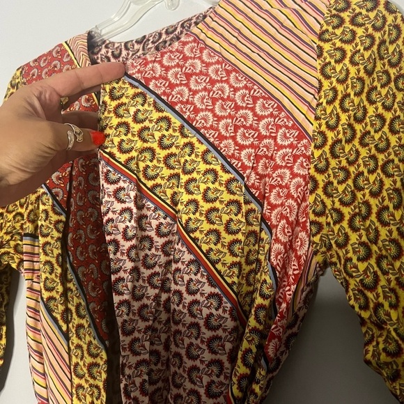 Cabi Poet Multicolor Long Wrap Jacket Duster Cardigan Small - Picture 7 of 9